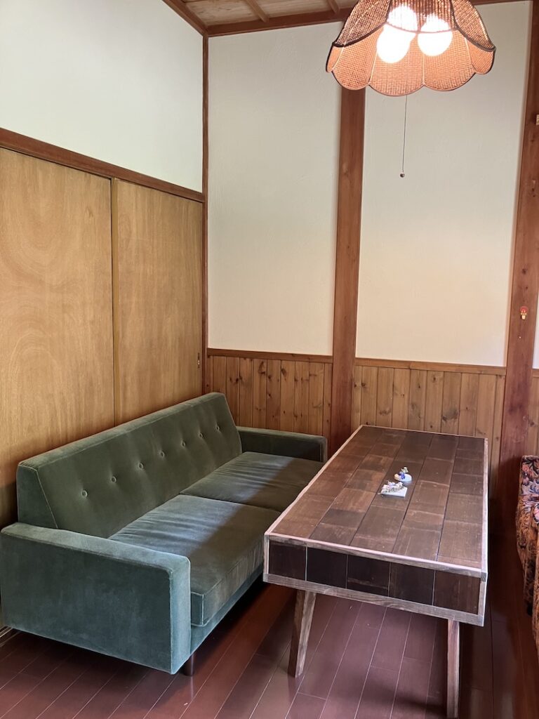 国産ヴィンテージ レトロ 喫茶店 1人掛け モケット ソファ 4 国産